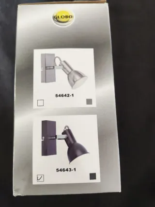 Faretto metallo nero