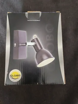 Faretto metallo nero