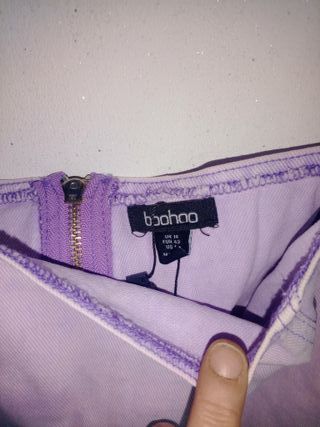 Top Boohoo rosa/morado