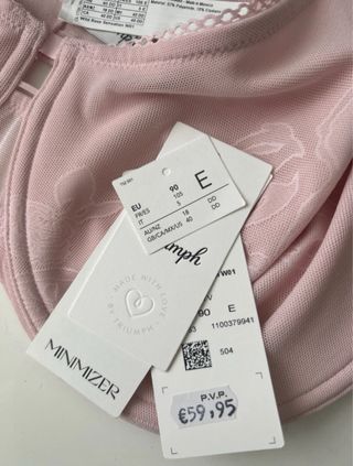 Sujetador reductor MINIMIZER rosa