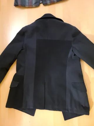 Abrigo Desigual Hombre Negro Multicolor