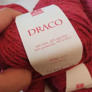 10 Ovillos 40% lana, 22% algodón DRACO