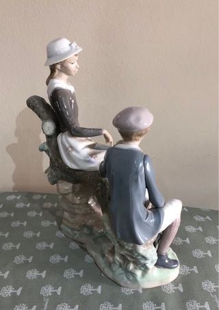 Lladro 4913 Lección en el campo