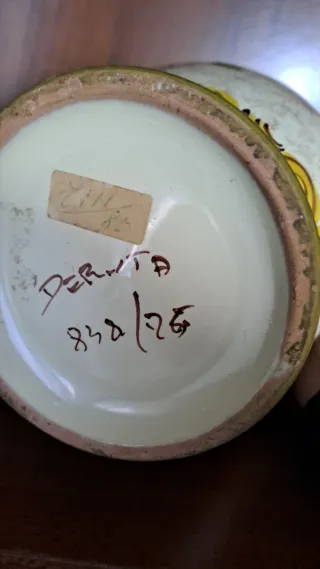 Vaso Deruta vintage anni '70