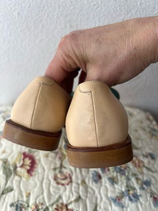 Mocasines Muxart Barcelona Mujer Beige