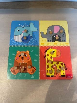 Puzzle de Madera Goula Animales