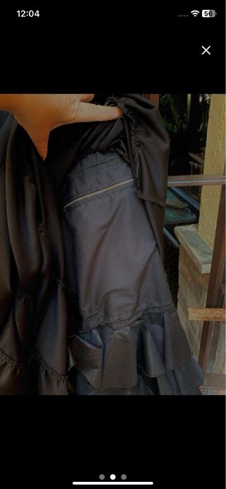 Traje de flamenca negro