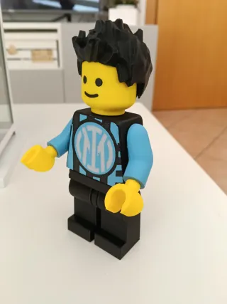 Minifigura stile Lego personalizzata