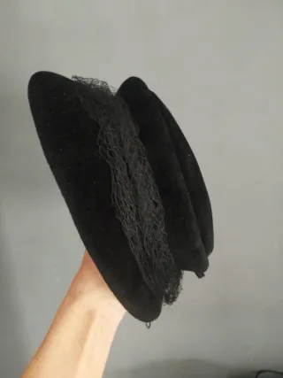 Cappello vintage cappellificio La Familiare nero