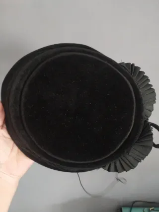 Cappello vintage cappellificio La Familiare nero