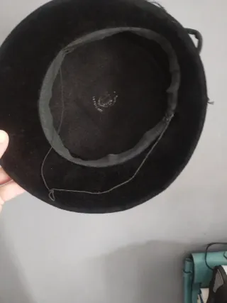 Cappello vintage cappellificio La Familiare nero