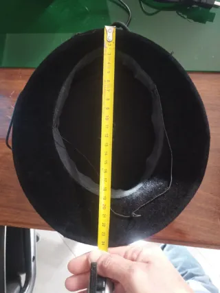 Cappello vintage cappellificio La Familiare nero