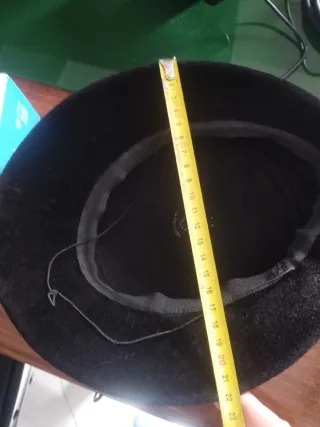 Cappello vintage cappellificio La Familiare nero