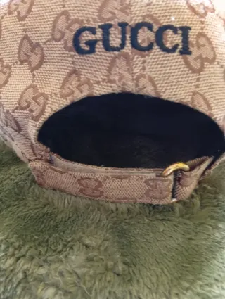 Gorra Gucci Beige y Marrón