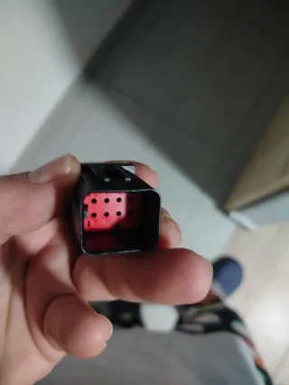 Conector 8 pines negro