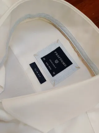 Camisa Profuomo Blanca Talla 41