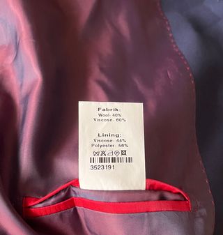 Chaqueta americana azul marino