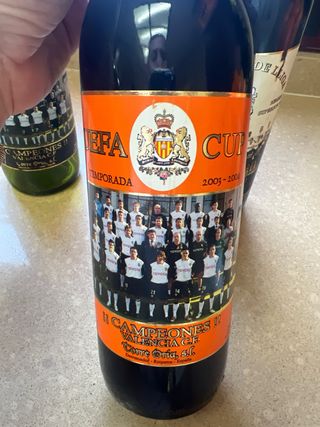 Bottiglie Vino Valencia C.F. Campioni