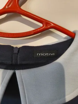 Vestido Motivi XL cuello Peter Pan