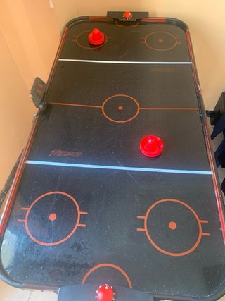 Mesa de Air Hockey con diseño de llamas