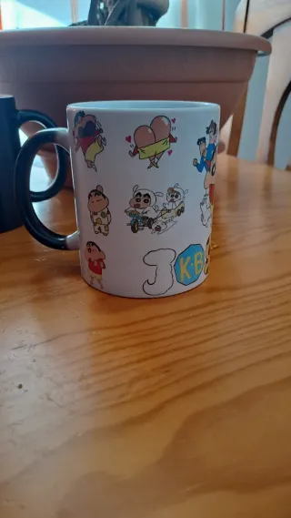 Taza Mágica Negra 325ml Efecto Calor