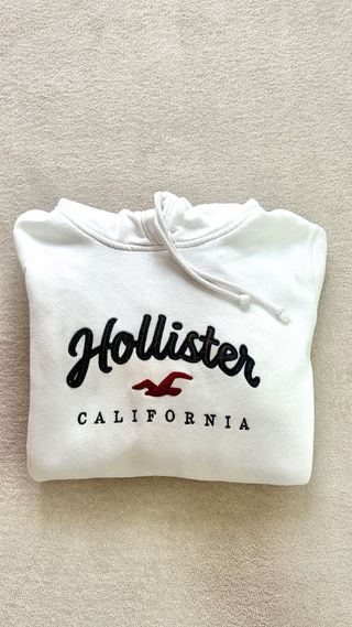 Sudadera Hollister Vintage Blanca talla L