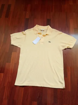 Polo Lacoste Amarillo Talla M