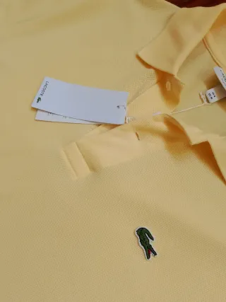 Polo Lacoste Amarillo Talla M