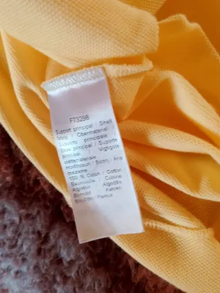 Polo Lacoste Amarillo Talla M