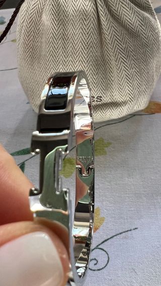 Pulsera original Hermès modelo Clic H