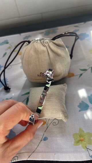 Pulsera original Hermès modelo Clic H