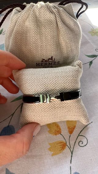 Pulsera original Hermès modelo Clic H