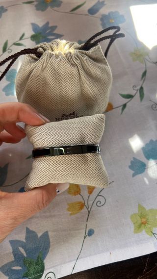 Pulsera original Hermès modelo Clic H