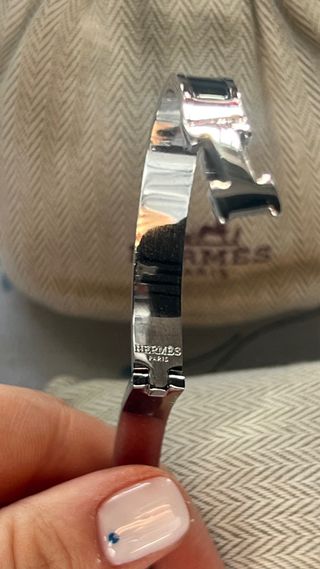 Pulsera original Hermès modelo Clic H