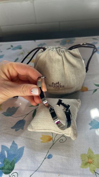 Pulsera original Hermès modelo Clic H