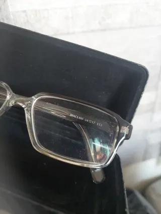 Occhiali da vista neri e multicolore