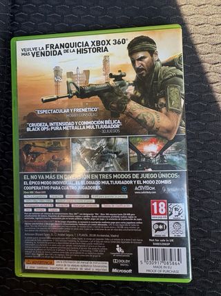 Call of Duty Black Ops Xbox 360