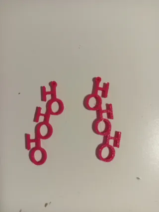 Pendientes papa Noel