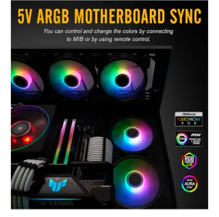 Ventiladores PC RGB EZDIY-FAB Hub Control