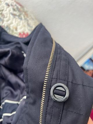 Abrigo Massimo Dutti Negro Mujer