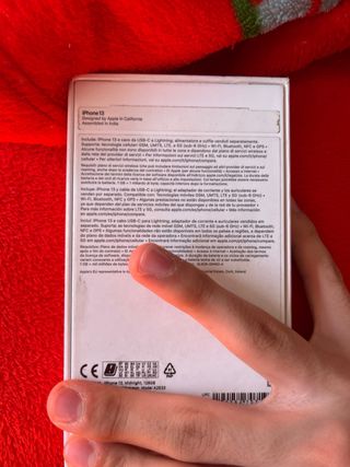 iPhone 13 128GB Azul 85% Batería + Fundas