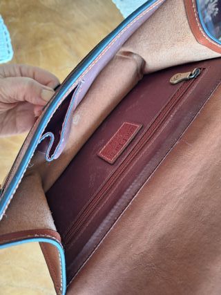 Bolso de mano piel hombre