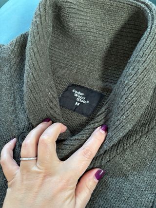 Jersey hombre marrón