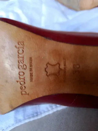 Décolleté donna tacco bordeaux