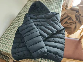 Piumino uomo nero taglia 4XL