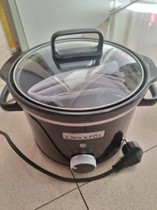 Olla de cocción lenta Crock-Pot negra Nueva 78 Eur