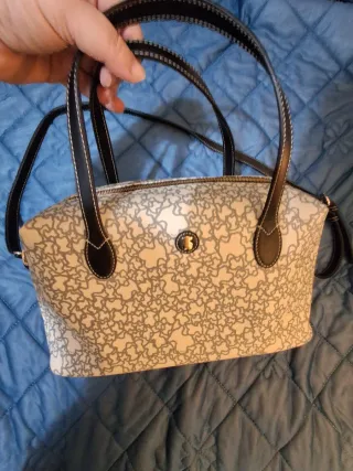 Bolso Tous Gris y Blanco