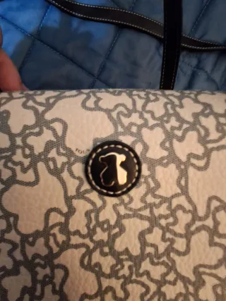Bolso Tous Gris y Blanco