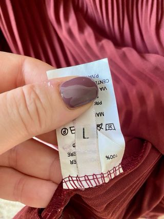 Camicia donna con fiocco bordeaux