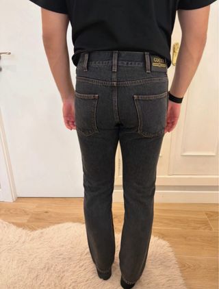 Vaqueros Gucci Hombre Azul Oscuro Talla M